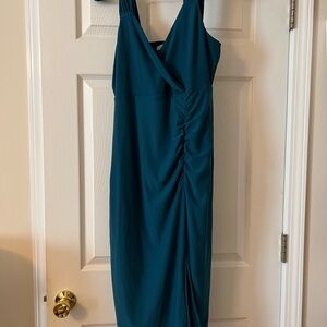 Chelsea28 Teal Midi Dress
